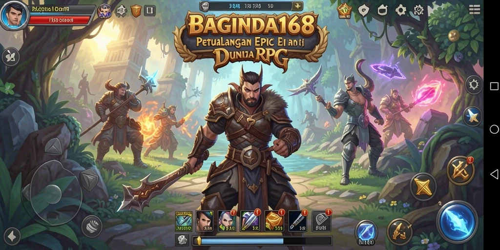 Tampilan gameplay seru BAGINDA168 saat petualangan di dunia RPG.