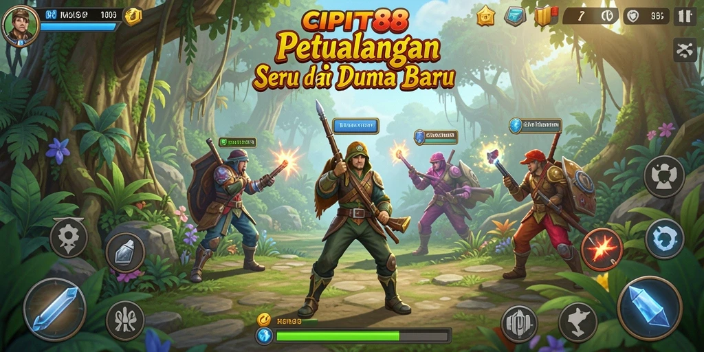 Cuplikan gameplay seru dari CIPIT88 saat menjelajahi dunia petualangan.
