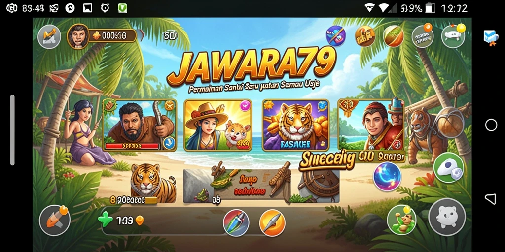 Screenshot menunjukkan gameplay seru dari JAWARA79.
