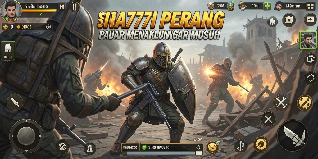 Gameplay NA777 yang menantang dan seru dalam strategi peperangan.