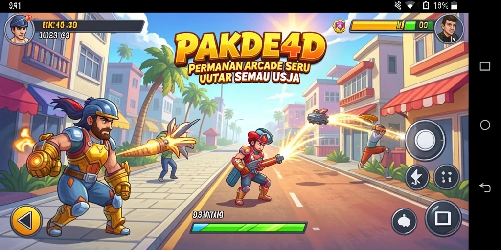 Screenshot PAKDE4D menampilkan gameplay seru dengan level yang beragam.