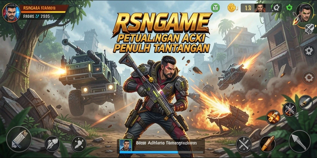 Tampilan aksi seru dalam RSNGAME yang memukau.