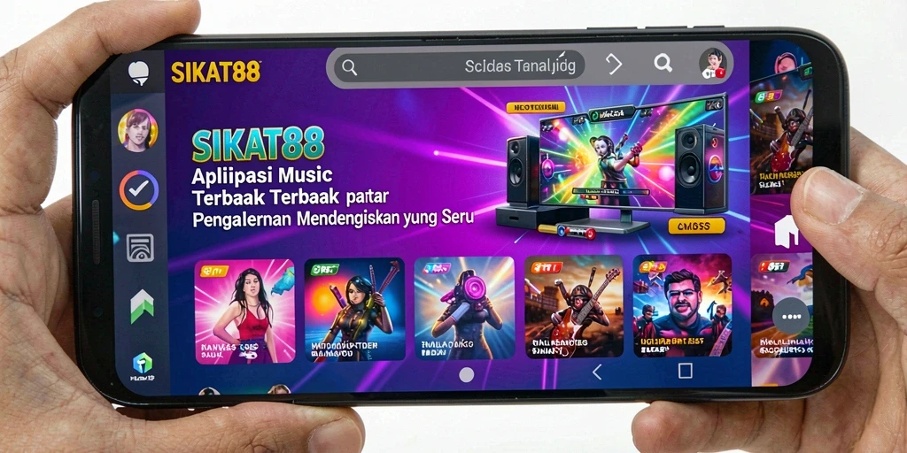 Tampilan gameplay musik seru di SIKAT88